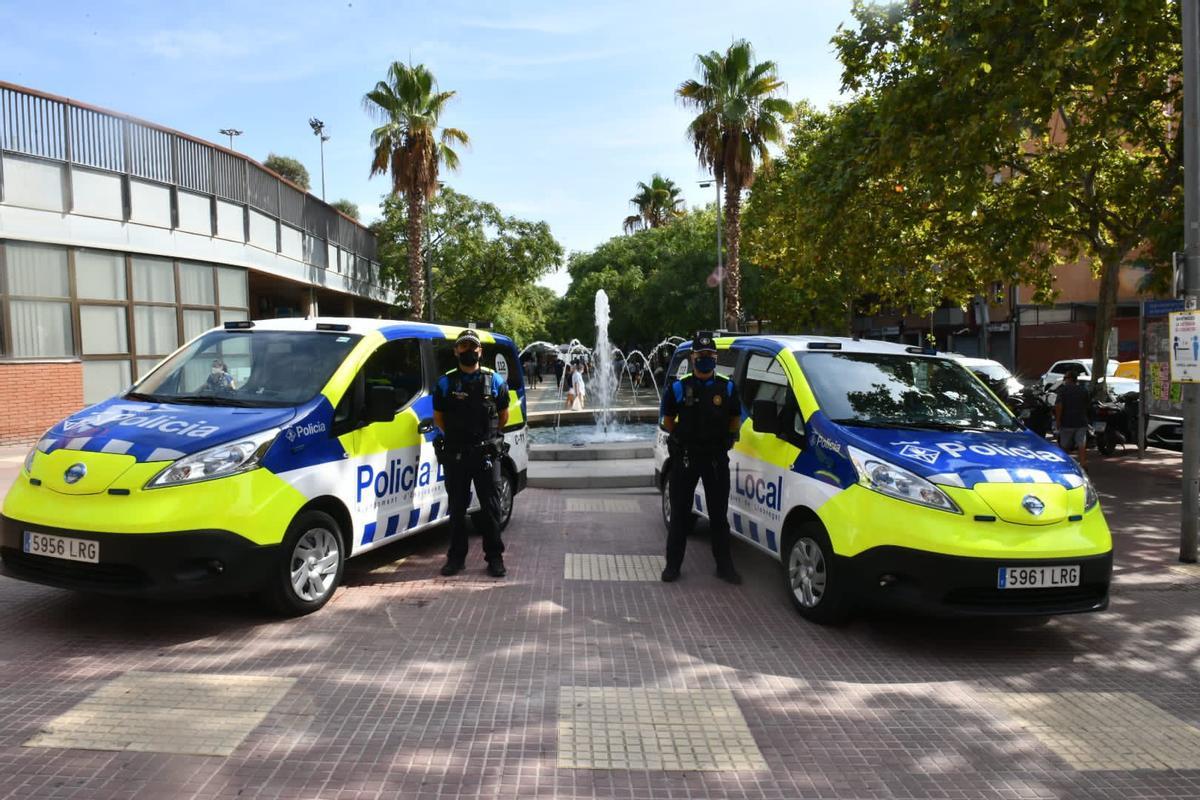 La Policia Local d’Esplugues augmenta la seva flota amb dues furgonetes elèctriques