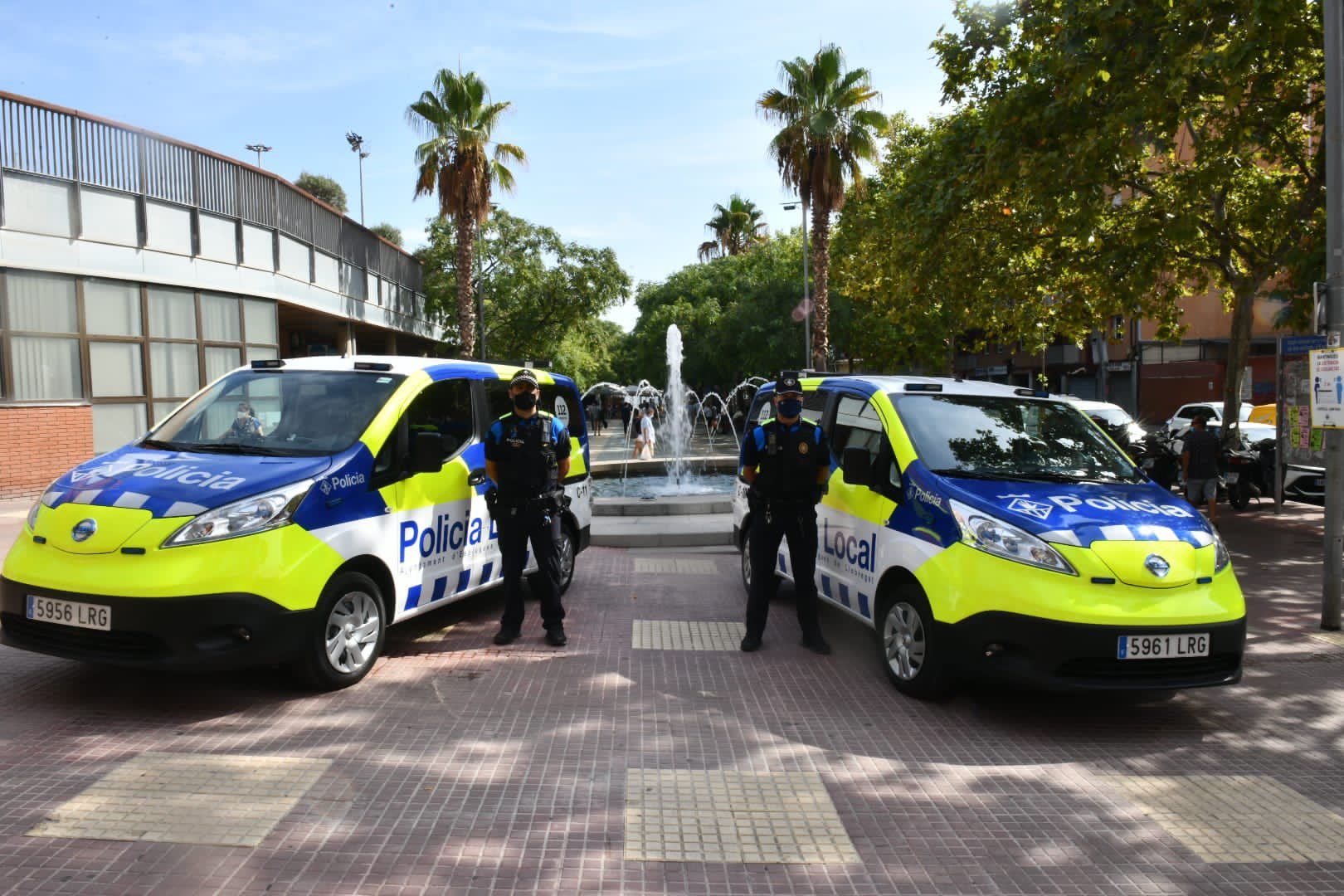 La Policía Local de Esplugues augmenta su flota con dos furgonetas eléctricas