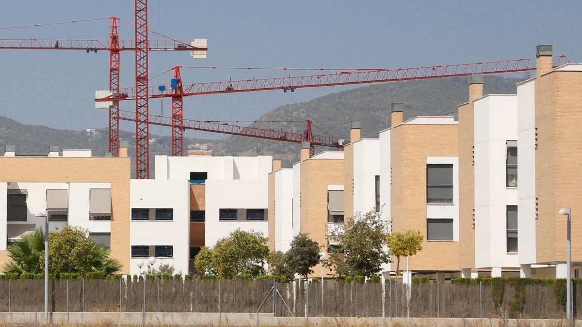 Edificios en construcción en la zona oeste de la ciudad.