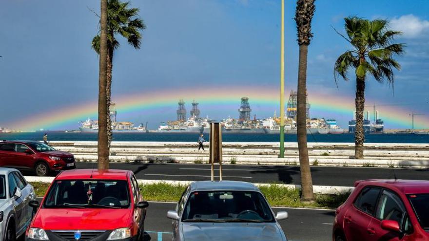 Lluvia en Las Palmas de Gran Canaria (04/02/2021)