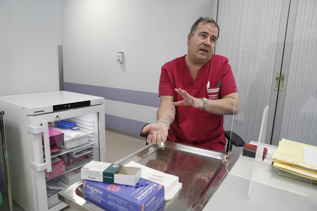 El alergólogo José Antonio Álvarez Fernández, de la Fundación Hospital de Avilés.