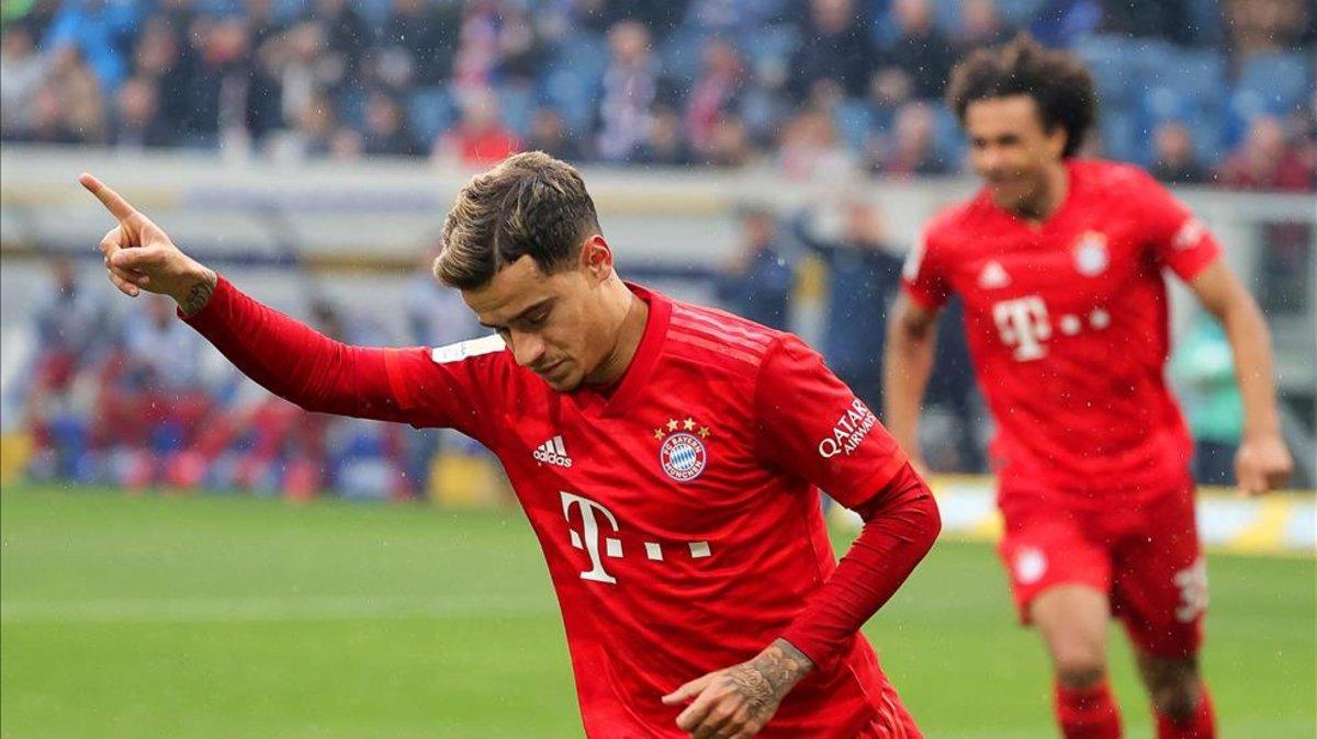 Coutinho con el Bayern de Múnich