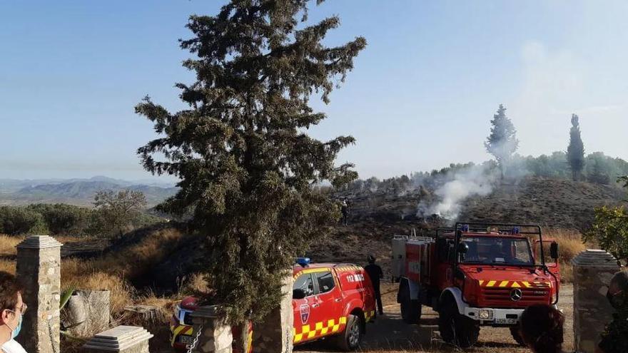 Detenido el autor del incendio declarado en Lorca tras sufrir un accidente