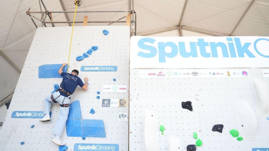 Olímpicos y autoridades abren la gran fiesta de la escalada en Madrid