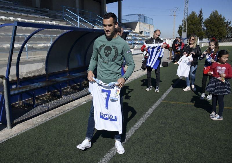 Miguel Linares visita Fuentes de Ebro