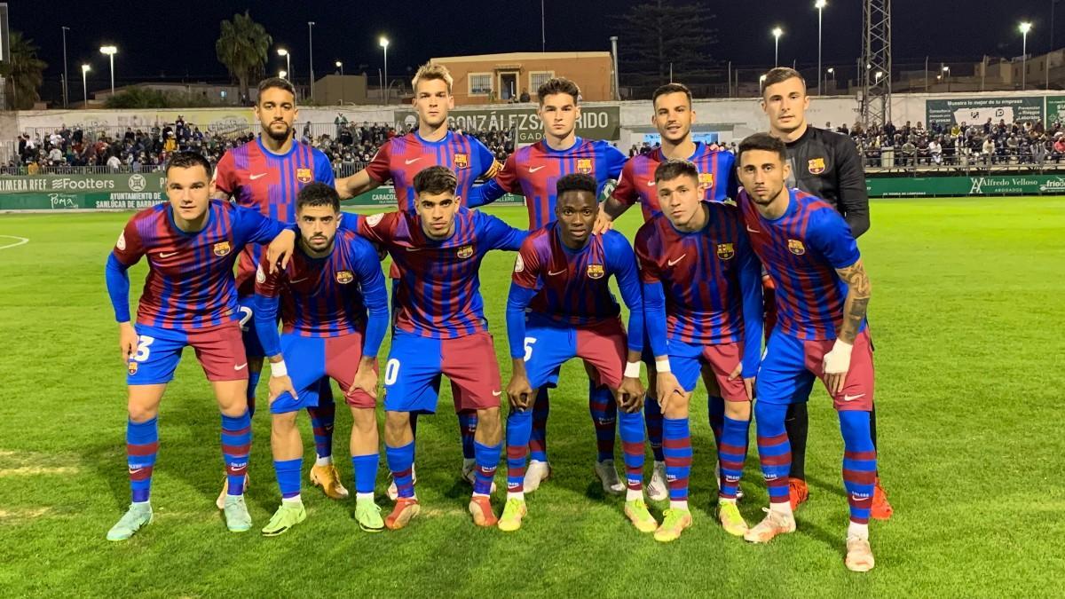El Barça 'B' se impuso al Atlético Sanluqueño a domicilio