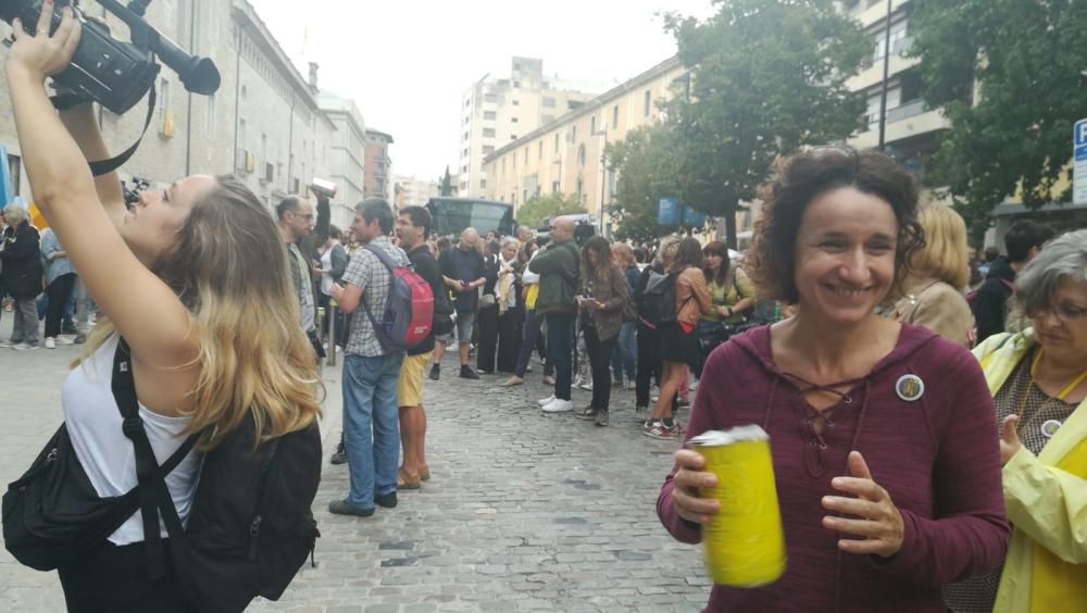 Concentracions a Girona en protesta per la sentència del procés