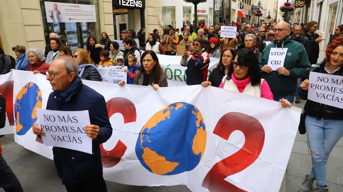 Manifestación por el Centro de Córdoba contra el Cambio Climático.