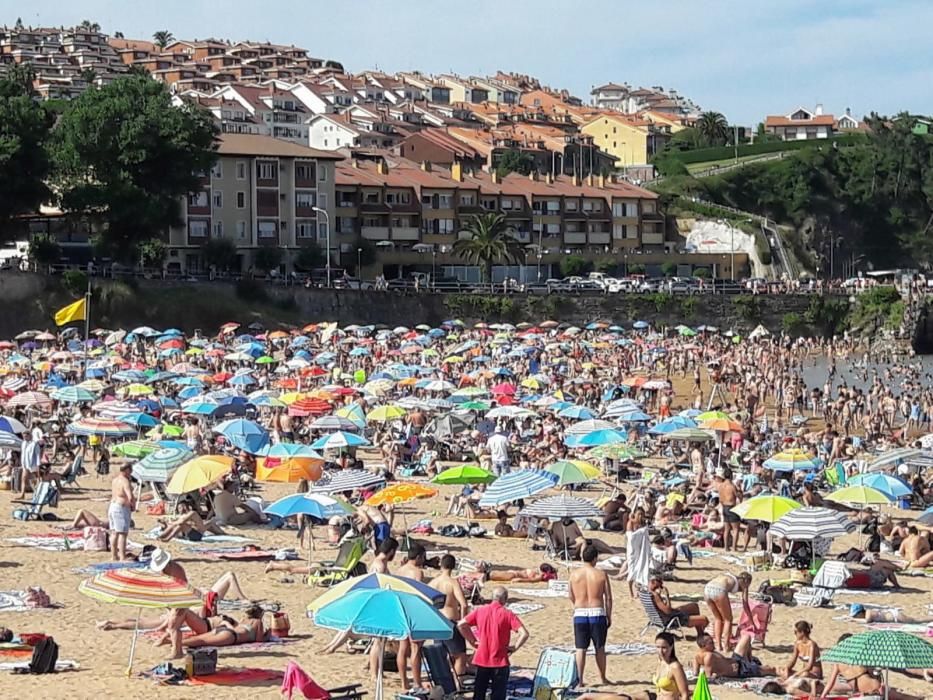 Día de playa en Asturias