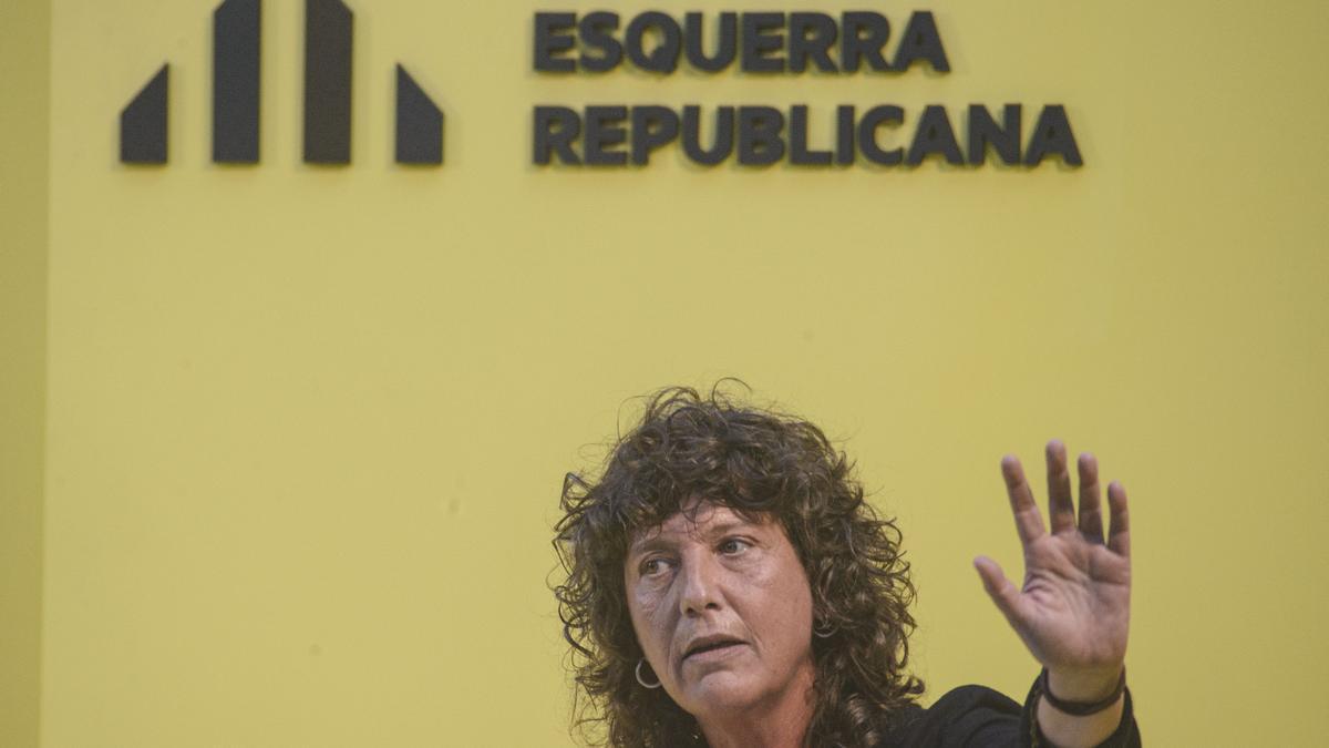 La diputada de ERC, Teresa Jordà