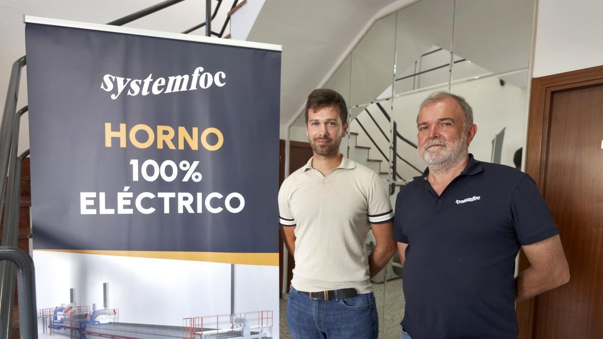 Vicent Aparici, gerente de Systemfoc, y Vicente Aparici, fundador de la compañía.