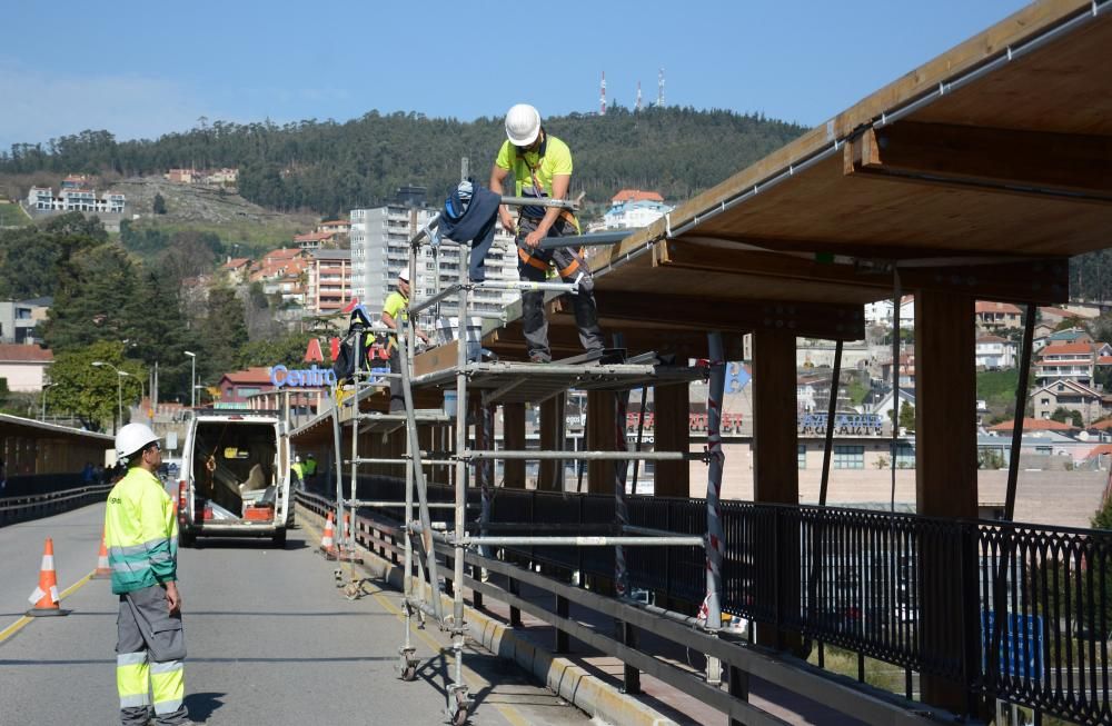 El renovado puente de A Barca, listo en dos semanas