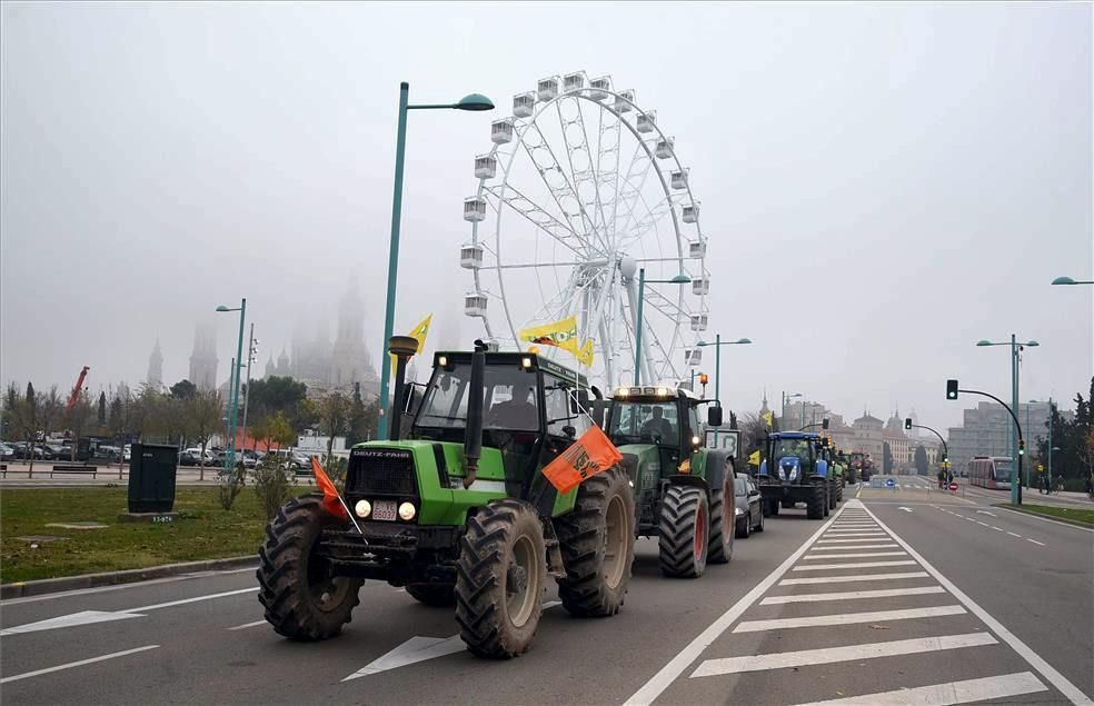 La Tractorada toma Zaragoza