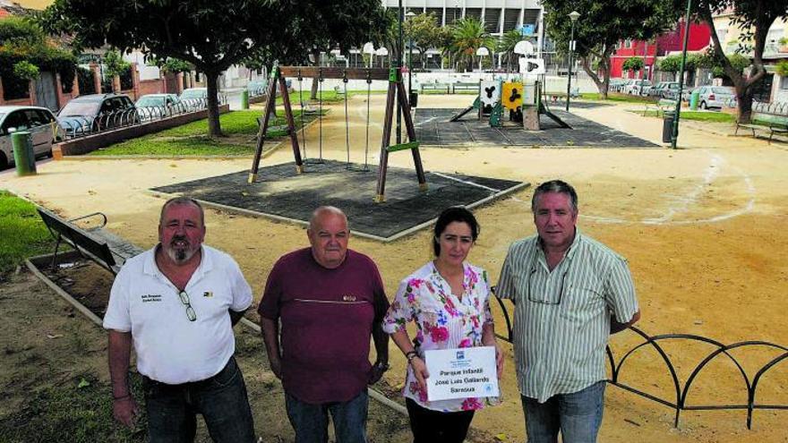 En 2012 la Asociación de Vecinos de Ciudad Jardín ya pidió el parque infantil para José Luis Gallardo Sarasúa.