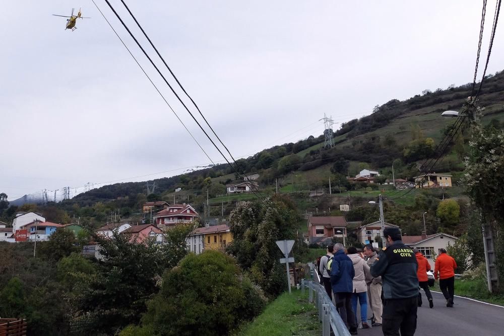 Rescatan el cadáver de un hombre en el río de Campomanes