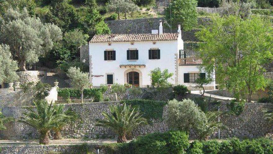 Entrada de la finca de Can Sec en la carretera de Alaró que el Consell planeaba adquirir.