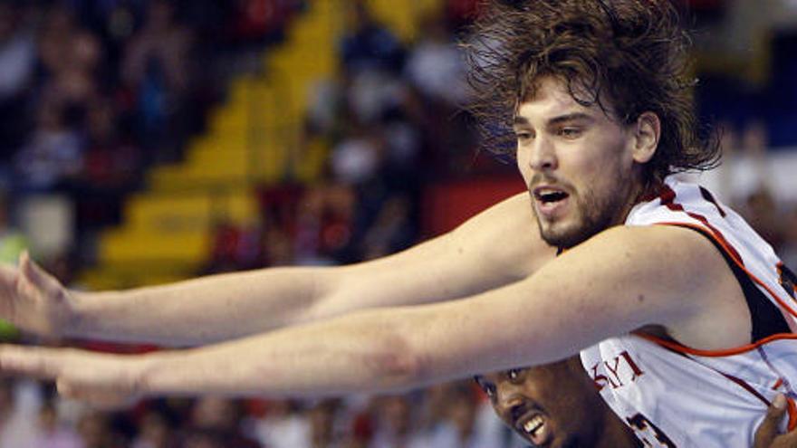 Marc Gasol, en su etapa en el Akasvayu Girona