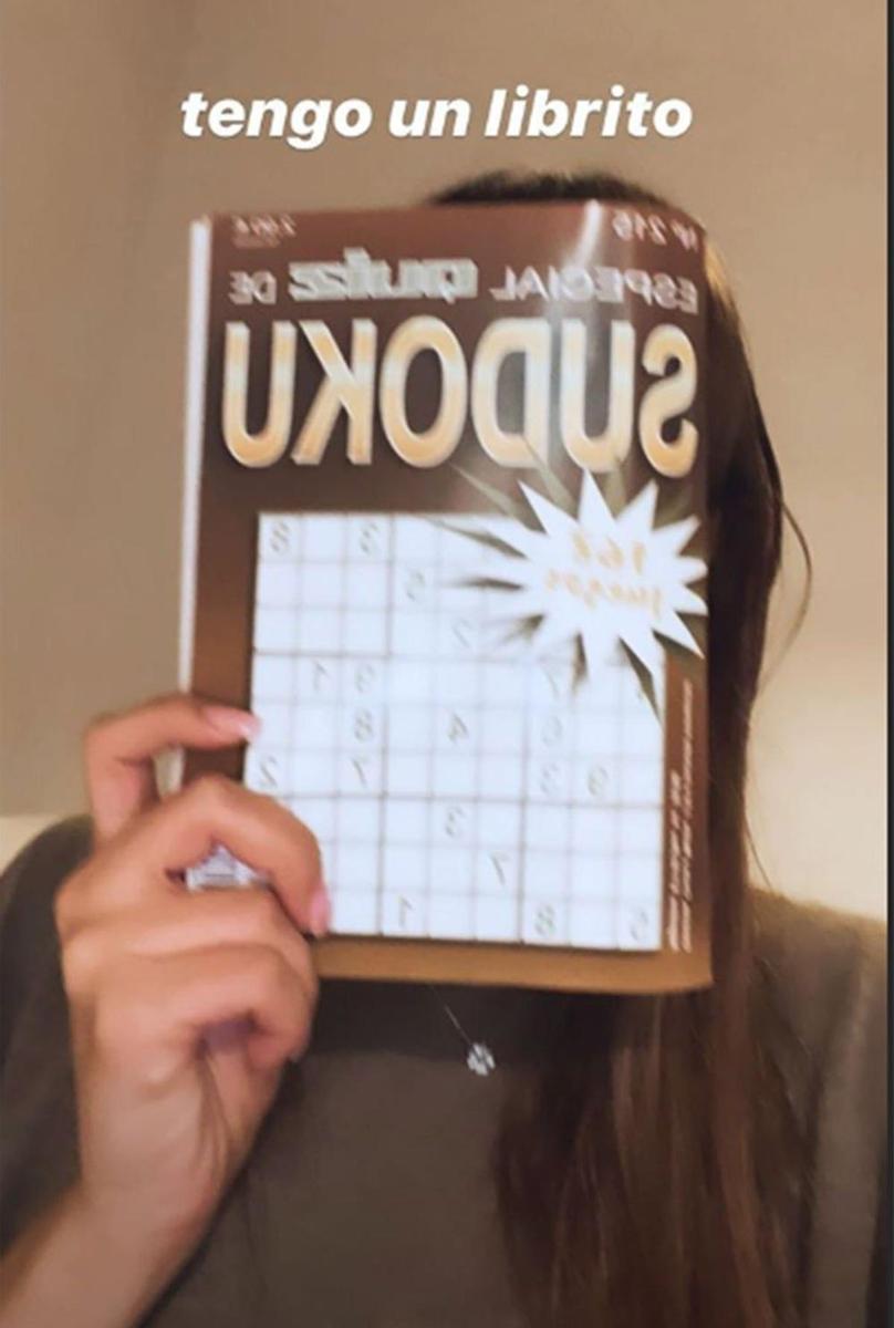 Aitana es fan de los sudokus