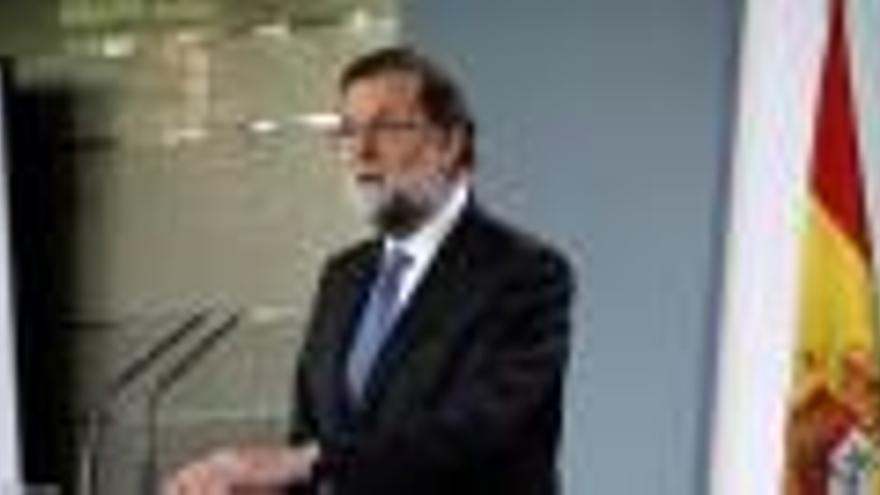 Mariano Rajoy durant la seva compareixença