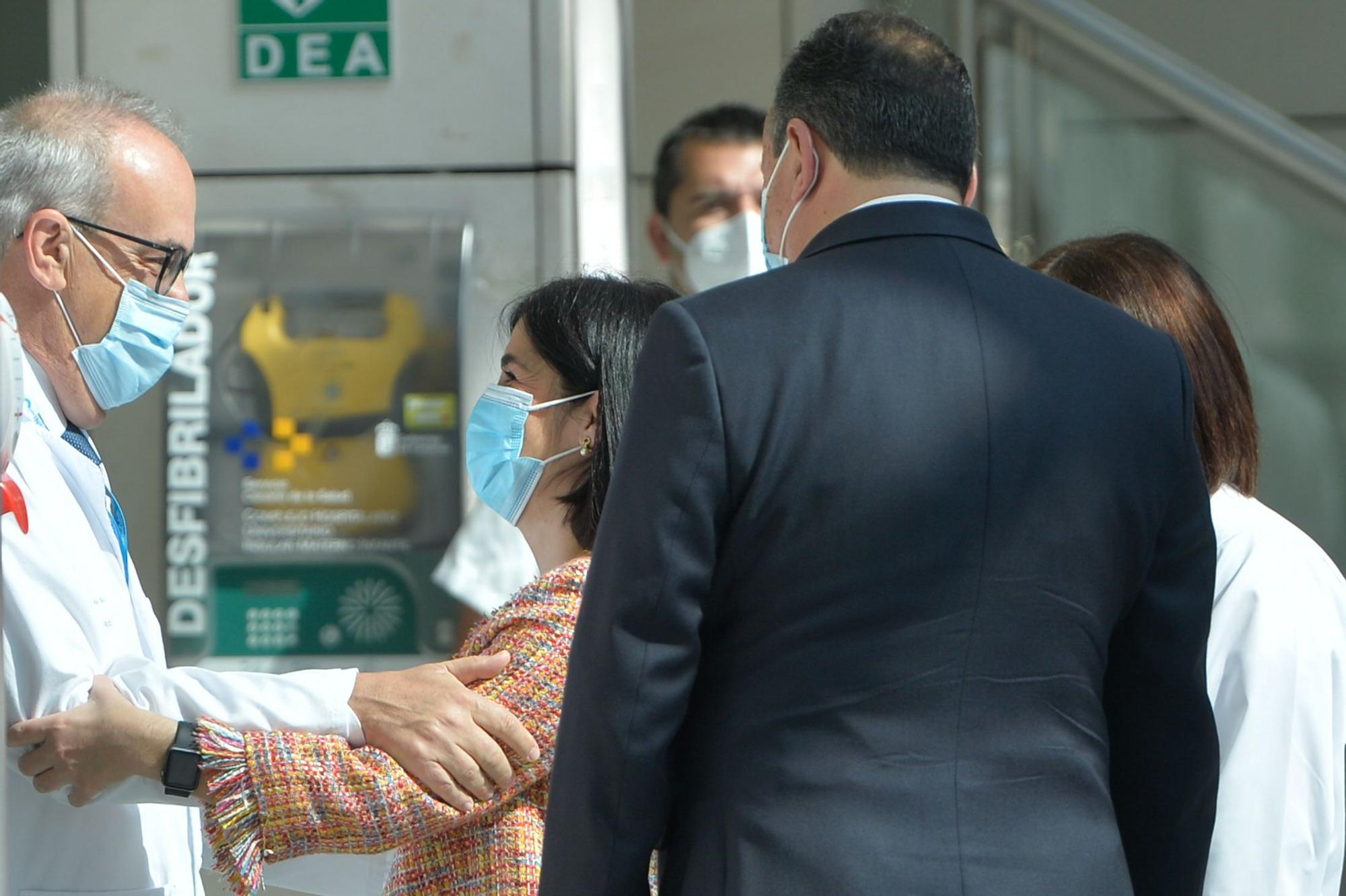 La ministra de Sanidad Carolina Darias visita el Hospital Universitario Insular de Gran Canaria