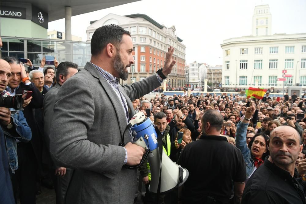 Mitin de Vox en A Coruña con Santiago Abascal