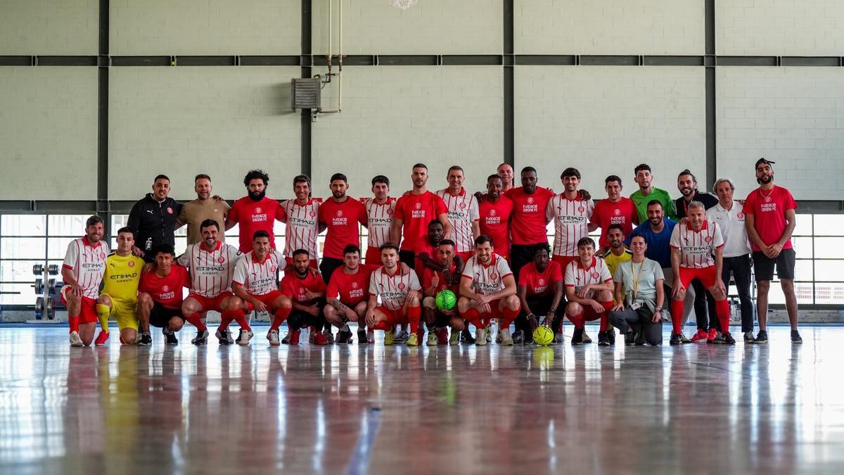 El Girona visita el Centre Penitenciari Puig de les Basses