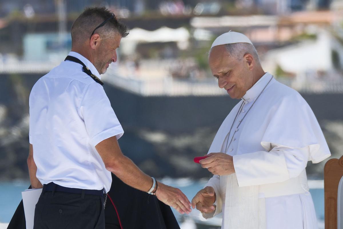Acto del papa León XIV en Arguineguín, en Gran Canaria