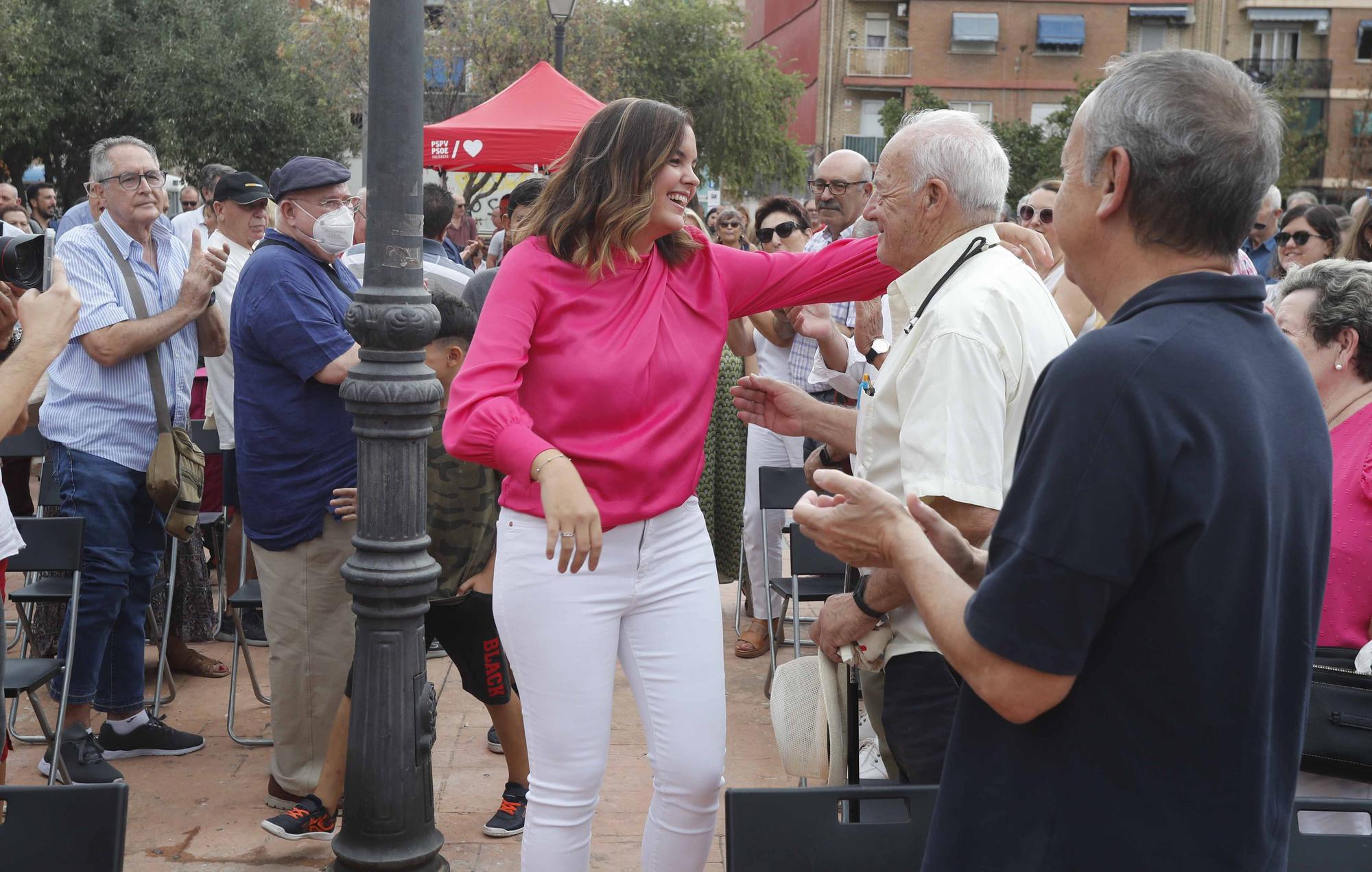 Presentación de la candidatura de Sandra Gómez a las primarias del PSPV