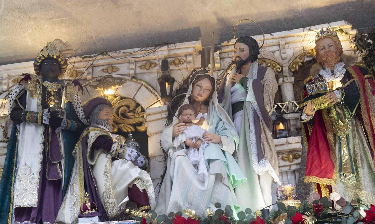Escaparates navideños en la Zona Norte de Alicante