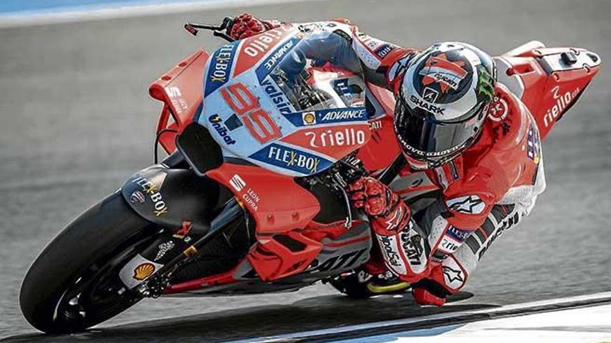 Jorge Lorenzo probará tres carenados en Tailandia