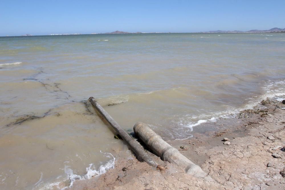 La rambla de El Albujón, epicentro de los vertidos al Mar Menor