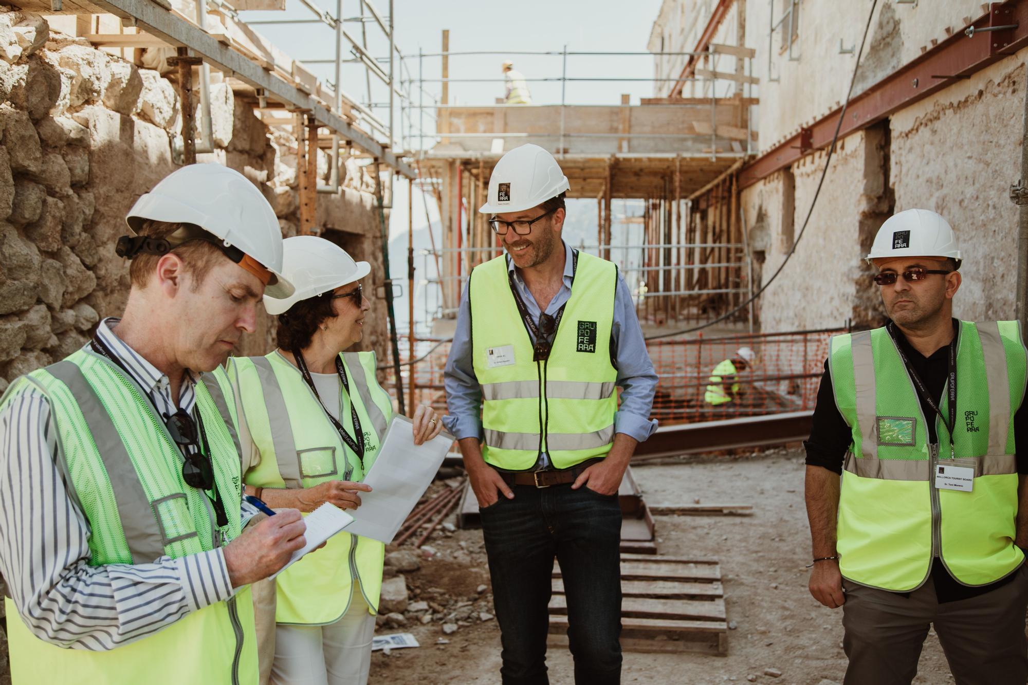 Visita a las obras de Son Bunyola