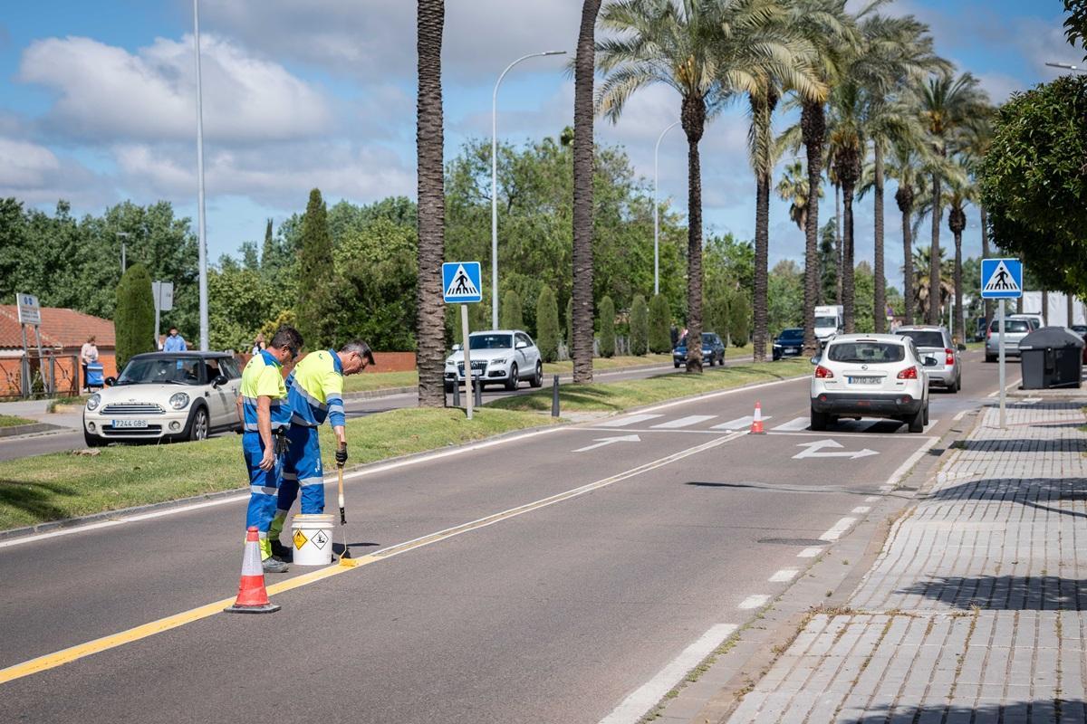 Obras de Aqualia en la avenida Fernández López