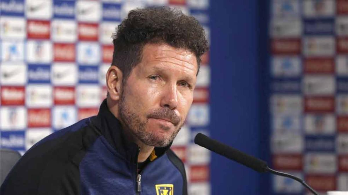 Simeone, entrenador del Atlético de Madrid