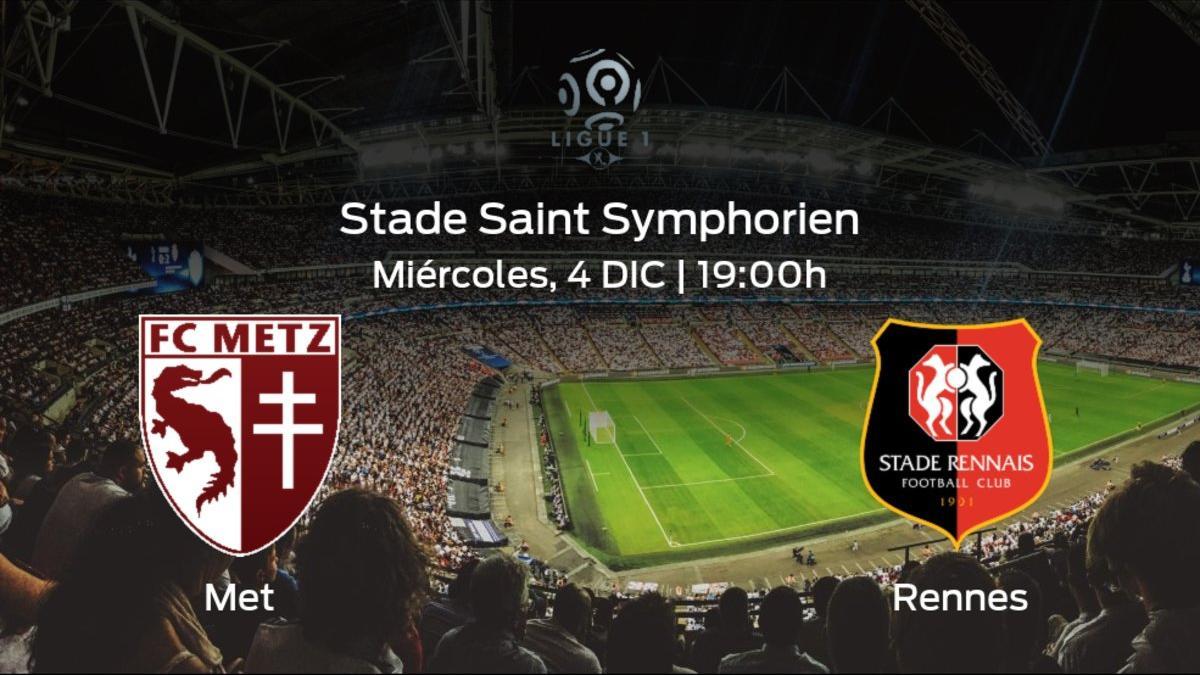 Previa del partido: el FC Metz recibe al Stade Rennes