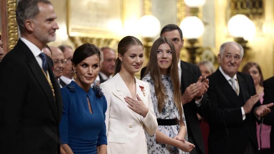 La jura de la Constitución de la Princesa Leonor, en imágenes