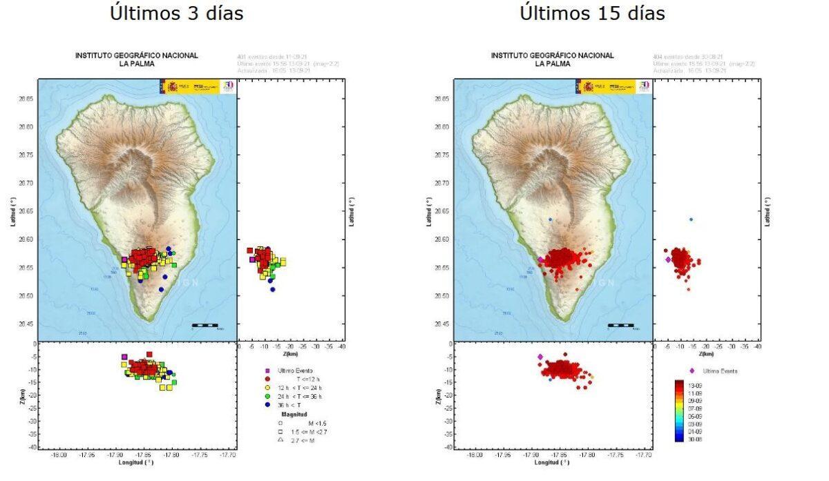 La isla de La Palma, en prealerta por posible erupción volcánica