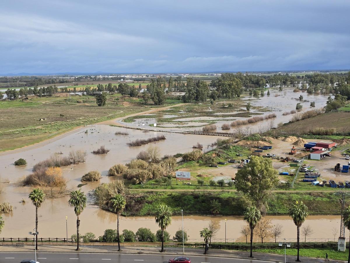 Fotogalería | Así ha quedado Badajoz tras la subida del caudal del río Guadiana.