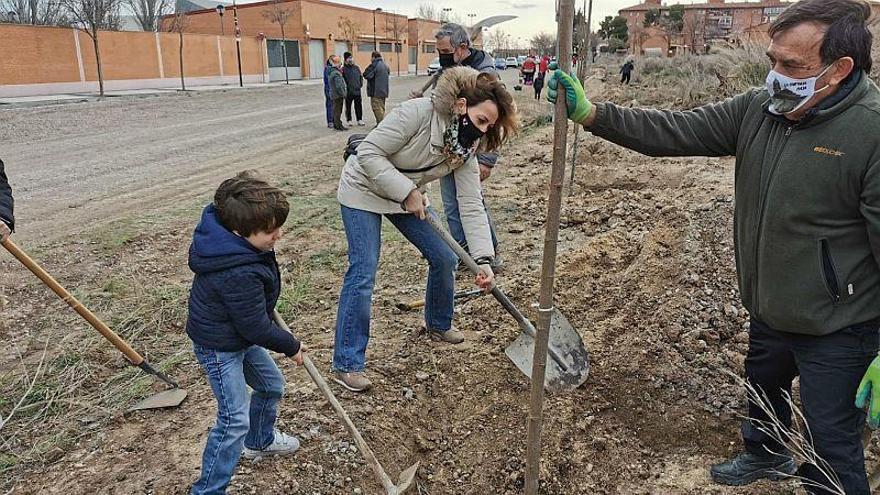 La Cartuja planta 50 árboles para generar más espacios verdes en su zona industrial