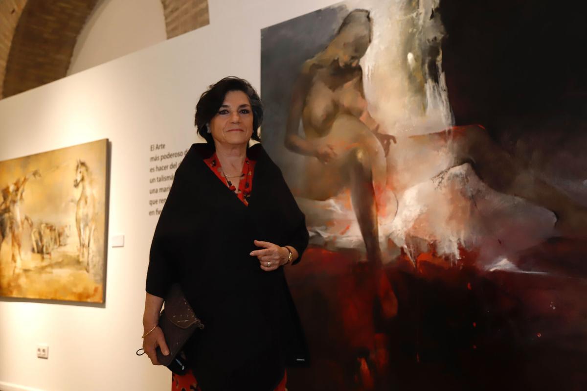 Julia Hidalgo es una de las pintoras que participan en la exposición.