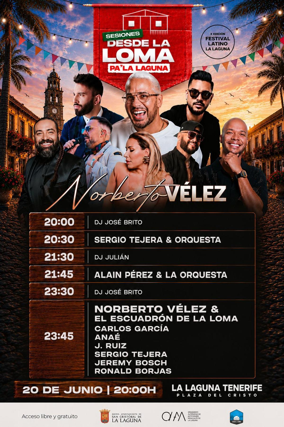Cartel del Sesiones Desde La Loma