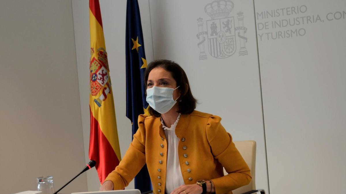 La ministra de Industria, Comercio y Turismo, Reyes Maroto.