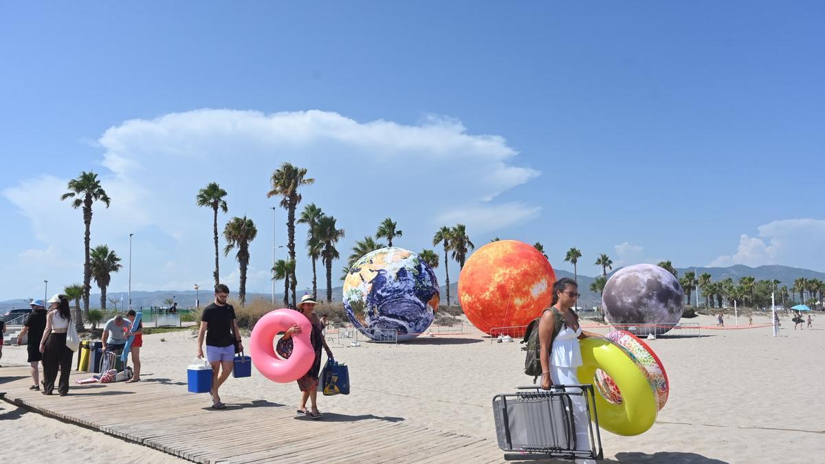 Imagen de la playa del Gurugú.