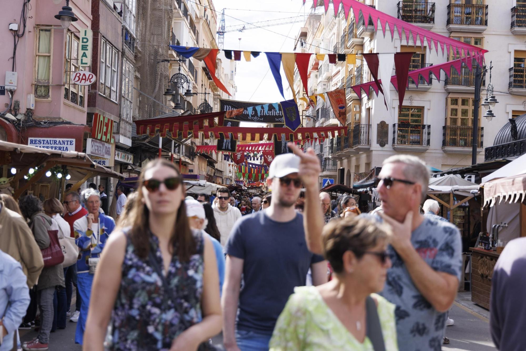 El mercado medieval de Cartagena en imágenes