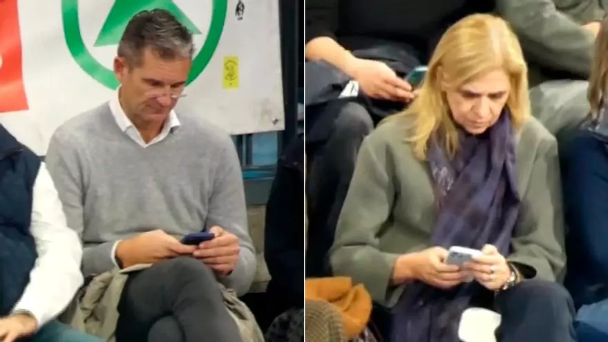 Así ha sido el tenso reencuentro entre Iñaki Urdangarin y la infanta Cristina