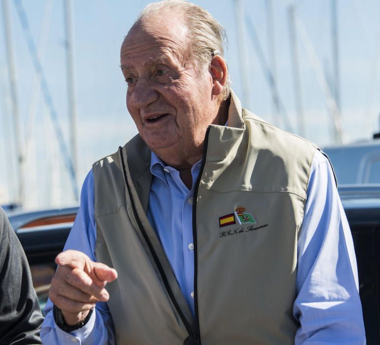 El rey emérito Juan Carlos I, en Palma para la Gaastra PalmaVela