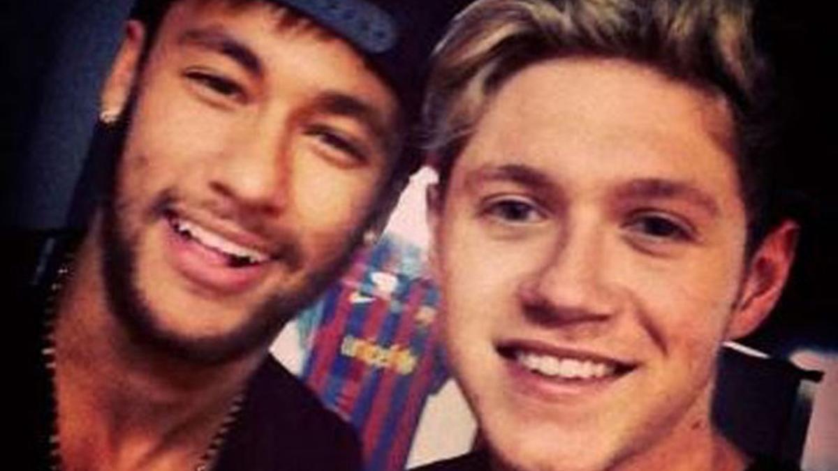 Neymar y Niall Horam son amigos
