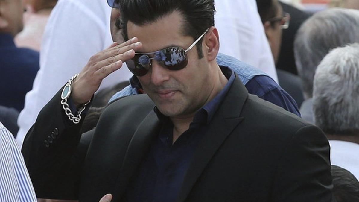 La estrella de Bollywood Salman Khan, en la investidura del primer ministro de la India, Narendra Modi, en mayo del 2014.