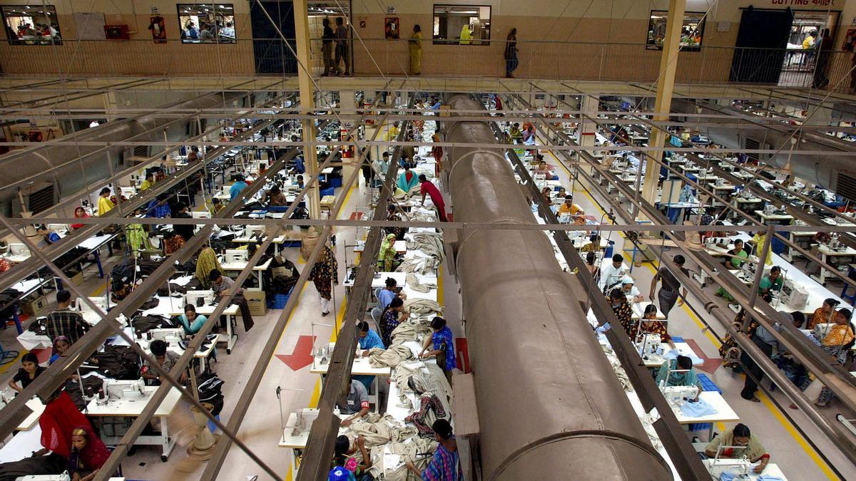 Factoría textil de Bangladesh.