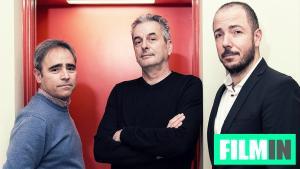 Jaume Ripoll, junto a Juan Carlos Tous y José Antonio de Luna, cofundadores de Filmin.